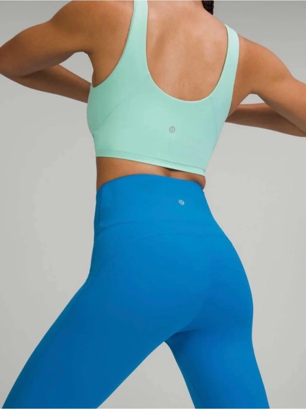 NWT Lululemon Groove SHR Nulu Flare Pant Nulu Blue Super High Rise 32.5” Inseam
